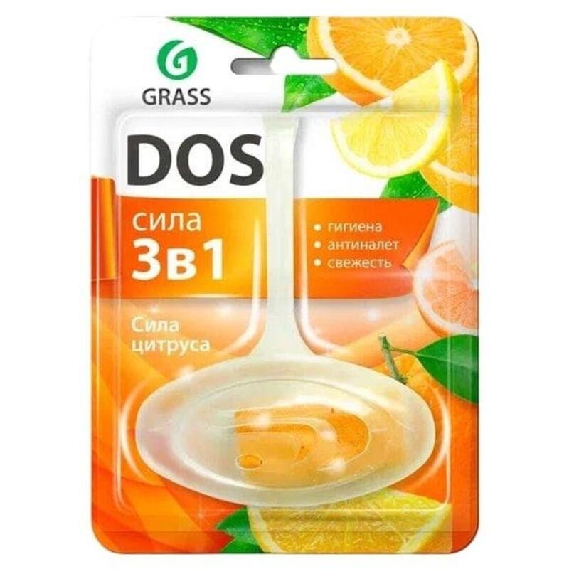 Блок для унитаза подвесной Grass DOS, Сила цитруса,125852,1808543