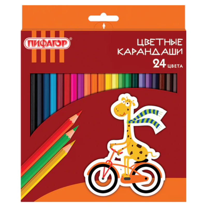 Карандаши цветные ПИФАГОР 