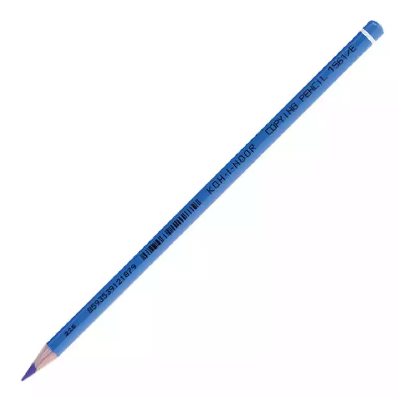 Карандаш химический KOH-I-NOOR, СИНИЙ, 1 шт., грифель 3 мм, длина 175 мм, 156100E004KS, 181306