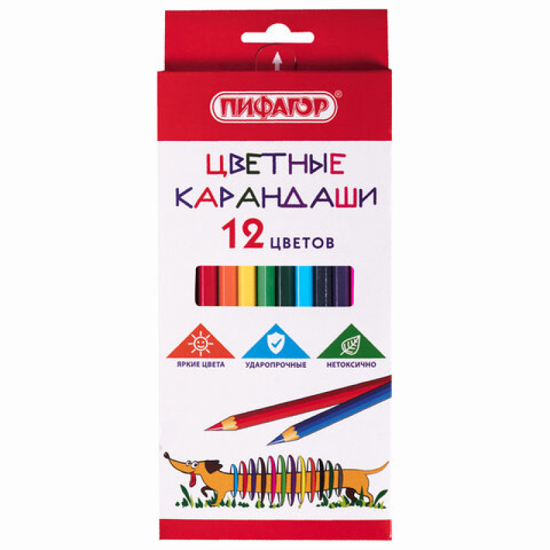 Карандаши цветные ПИФАГОР 