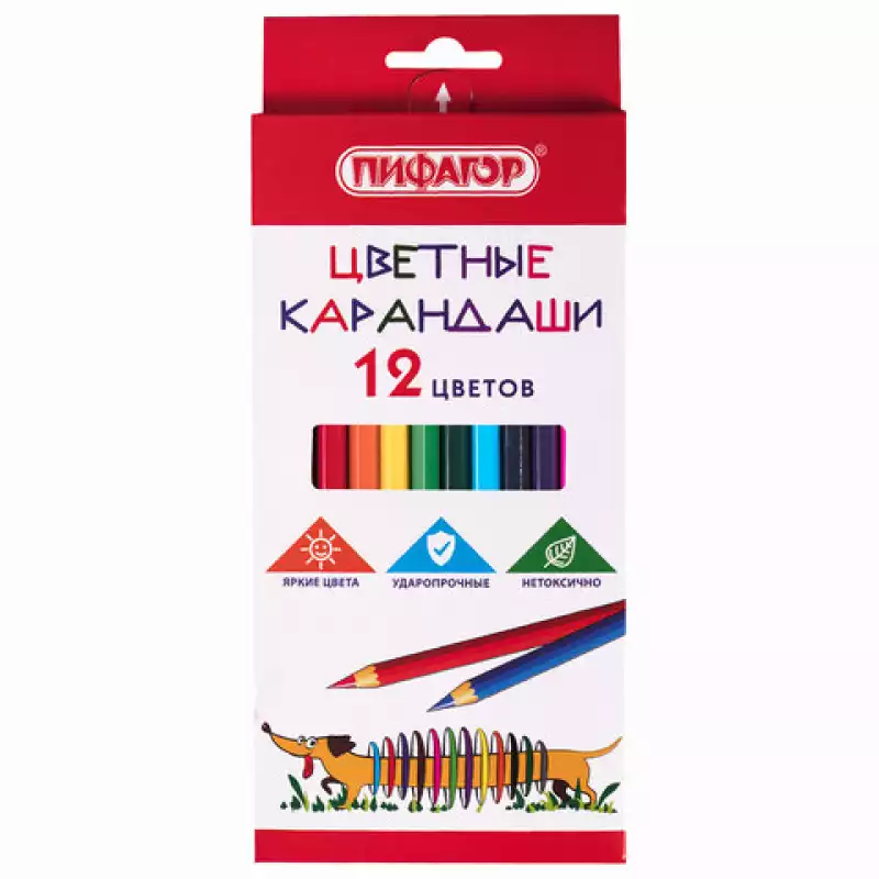 Карандаши цветные ПИФАГОР 