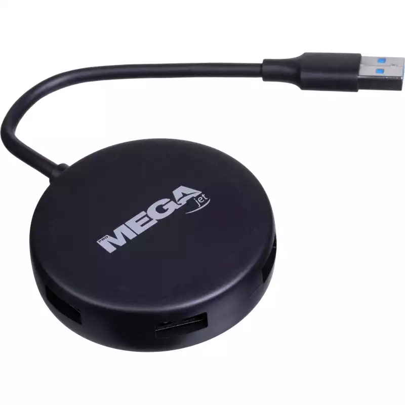 Разветвитель USB ProMega Jet HS004 USB 3.0x4/черный,1853674