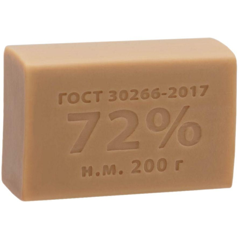 Мыло хозяйственное 200 г 72% антибактериальное ГОСТ б/об КМЗ, 1857442