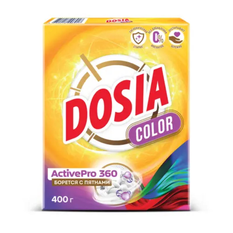 Порошок стиральный DOSIA Optima Color, 400гр, 1877623