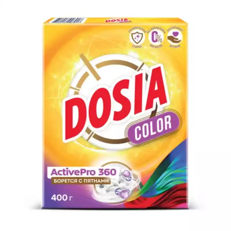 Порошок стиральный DOSIA Optima Color, 400гр, 1877623