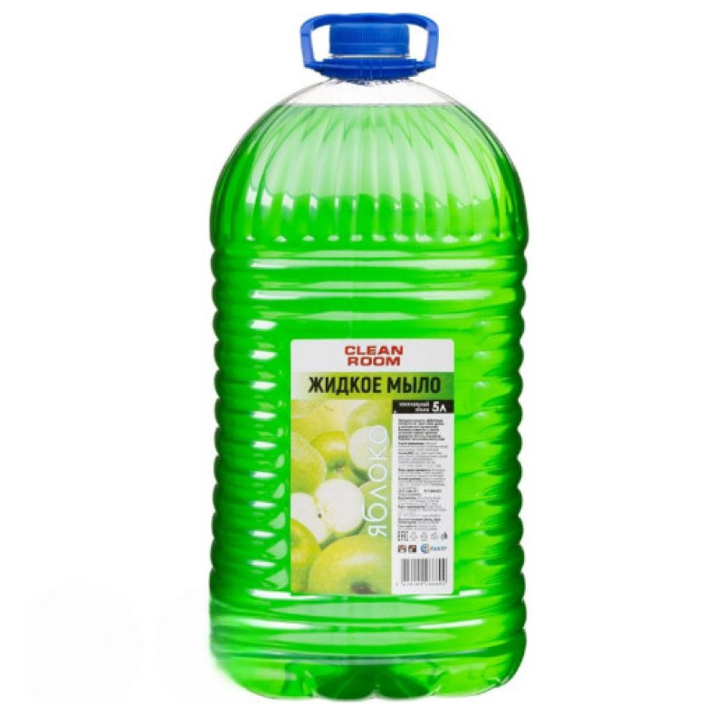 Мыло жидкое Clean room 5л Яблоко, 2219730