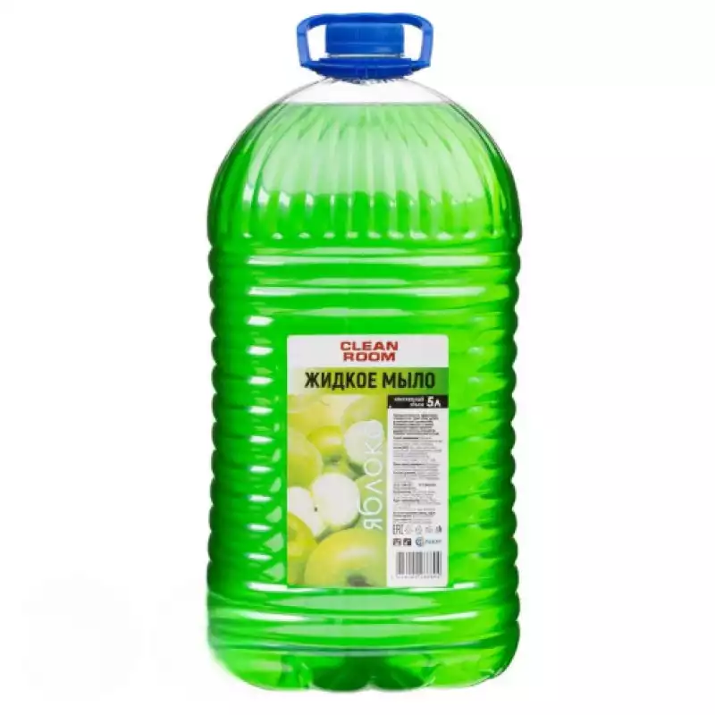 Мыло жидкое Clean room 5л Яблоко, 2219730