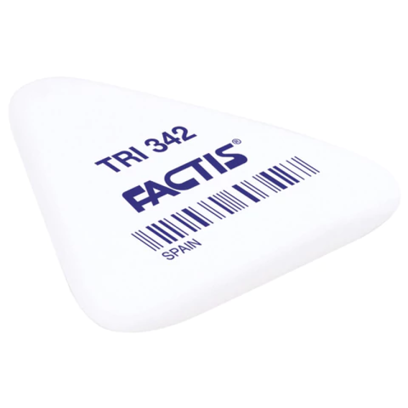 Ластик FACTIS TRI 342(Испания),49х45х6мм,ассорти,треугольный,мягкий,PNFTRI342,227990