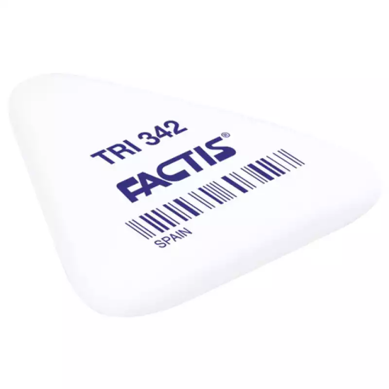 Ластик FACTIS TRI 342(Испания),49х45х6мм,ассорти,треугольный,мягкий,PNFTRI342,227990