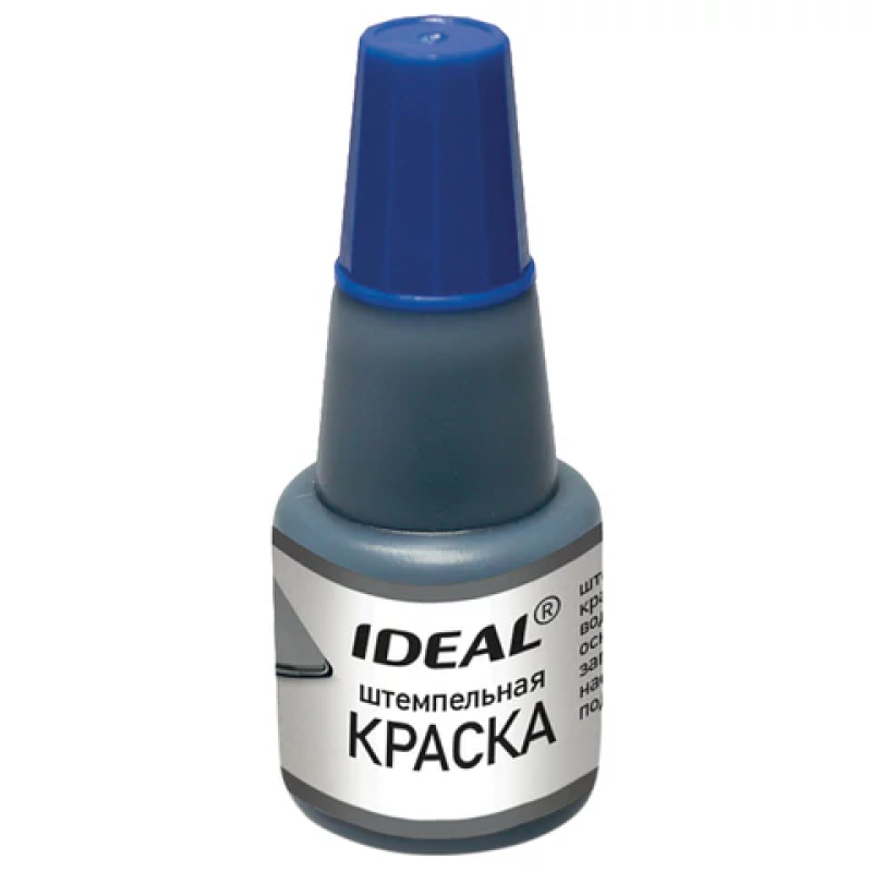 Краска штемпельная TRODAT IDEAL синяя 24 мл, на водной основе, 7711с, 153079, 229573