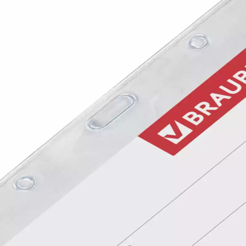 Бейдж-карман BRAUBERG, 90х60 мм, вертикальный, без держателя, 235694