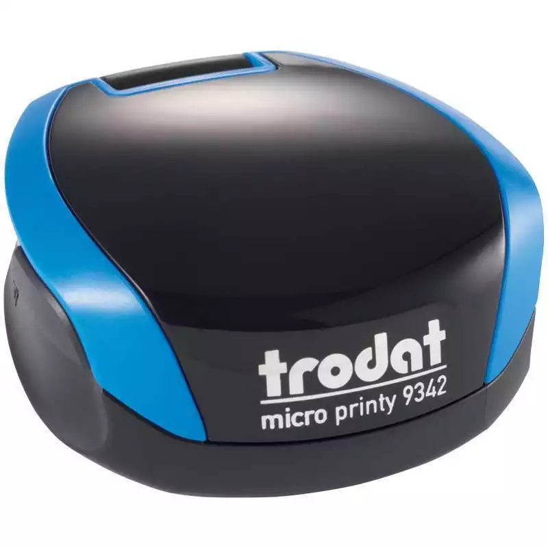Оснастка для печати карманная Trodat Micro Printy, ?42мм, пластмас., синяя (163187), 311239, 9342