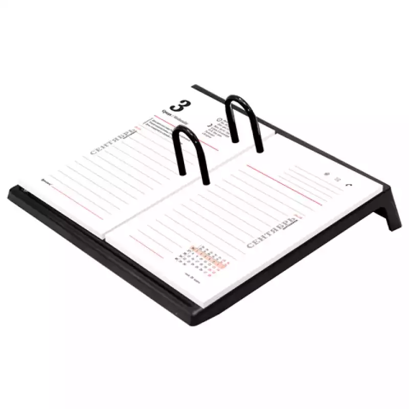 Подставка под календарь STAFF "BASIC", 205х175х37 мм, черный, 238790