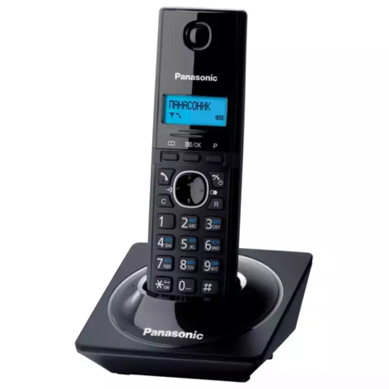Радиотелефон PANASONIC KX-TG1711RUB,память на 50 номеров,АОН,повтор,часы/будильник,чёрный262041