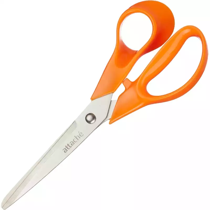 Ножницы Attache Orange 177 мм с пластик. эллиптическими ручками,цвет, 280473