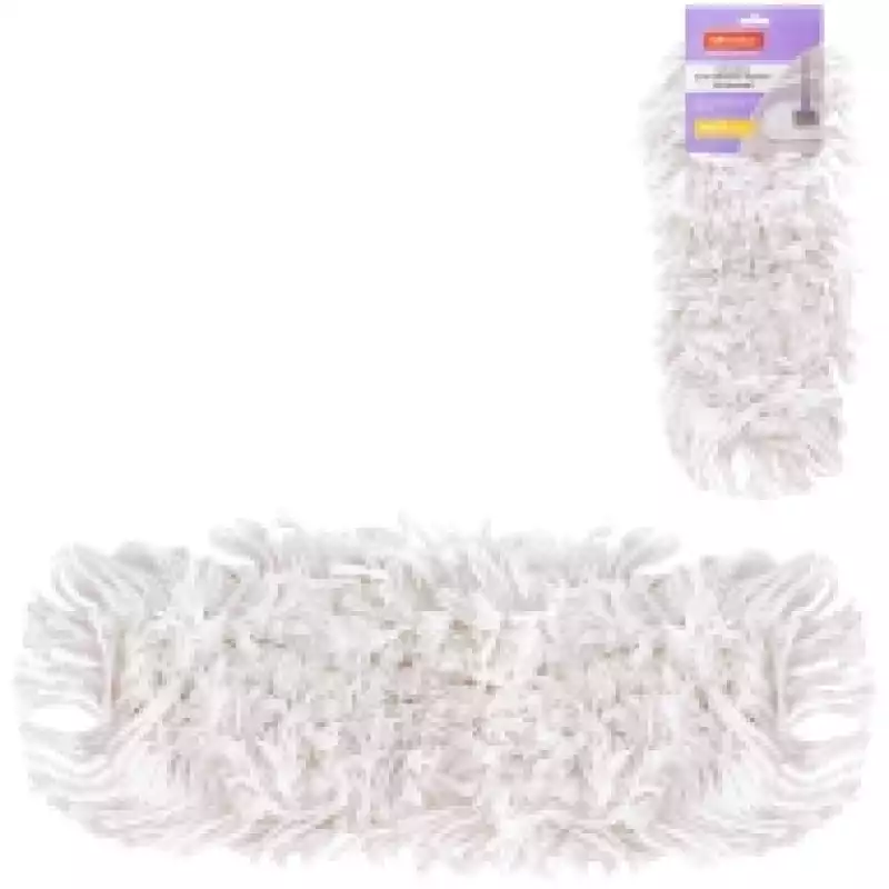 Насадка МОП для швабры OfficeClean Professional, 40*10см, хлопок (ворс 3-5,5см), белая, 303084