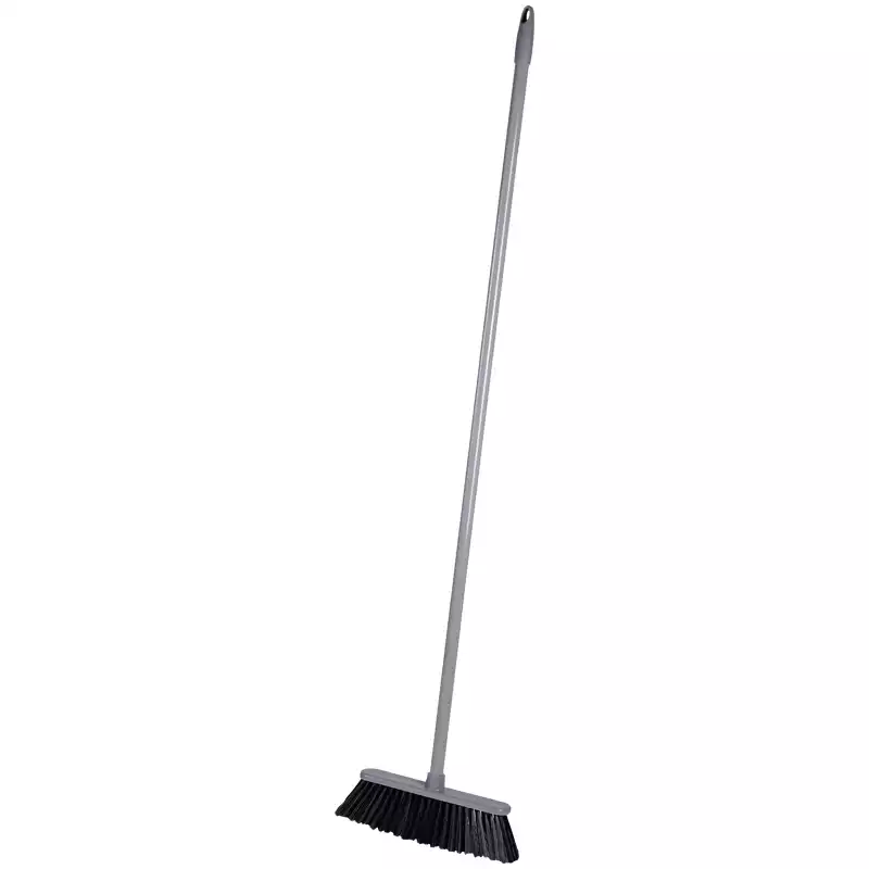 Щетка для уборки OfficeClean Professional с черенком 117см, ширина 30см, щетина 7см, пластик,303271