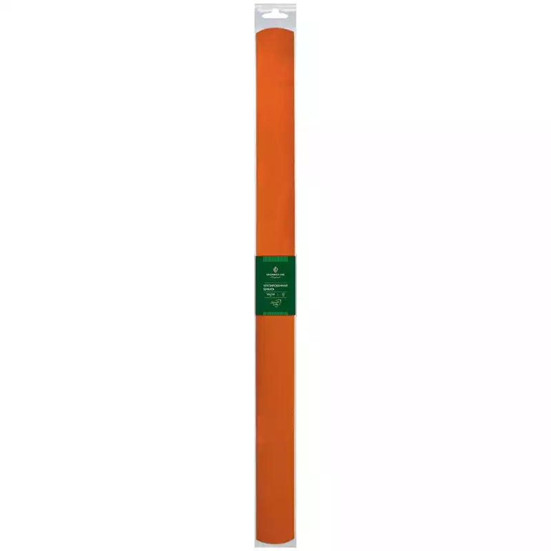 Бумага крепированная Greenwich Line,50*250см,32г/м2,оранжев.,в рулон.,пакет с европ,СRi_34334,311723