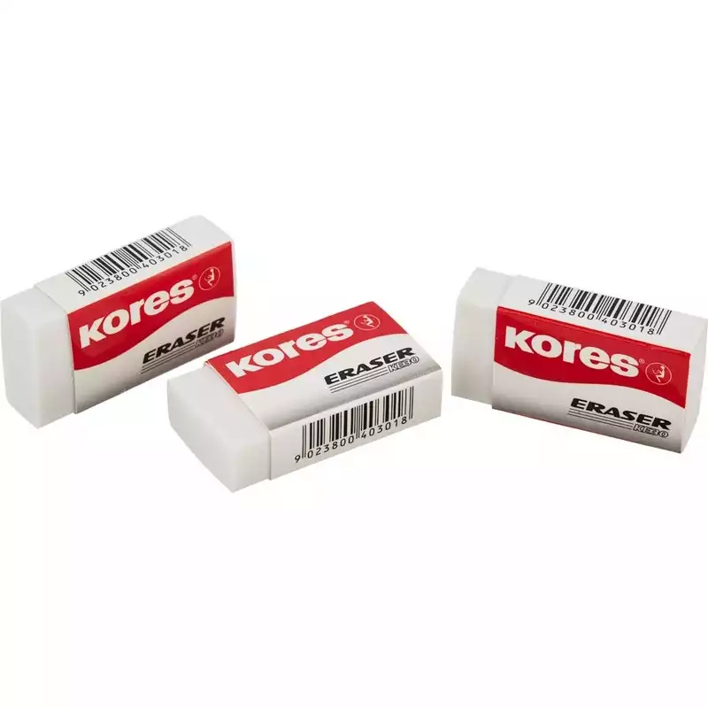 Ластик Kores,40x21x10mm,блистер,KE-30, 376556