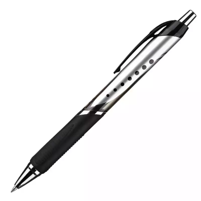 Ручка гелевая Attache selection Galaxy,черный корпус,цвет чернил-черный, 389766