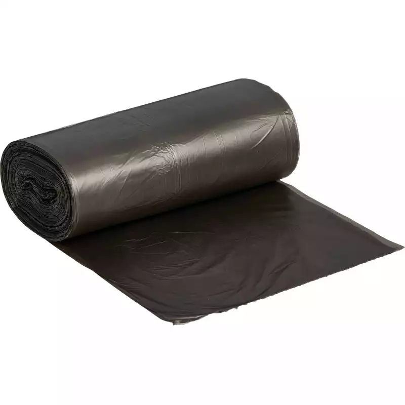 Мешки для мусора ПНД 60л 8мкм 50шт/рул черные 58x68см, 391052