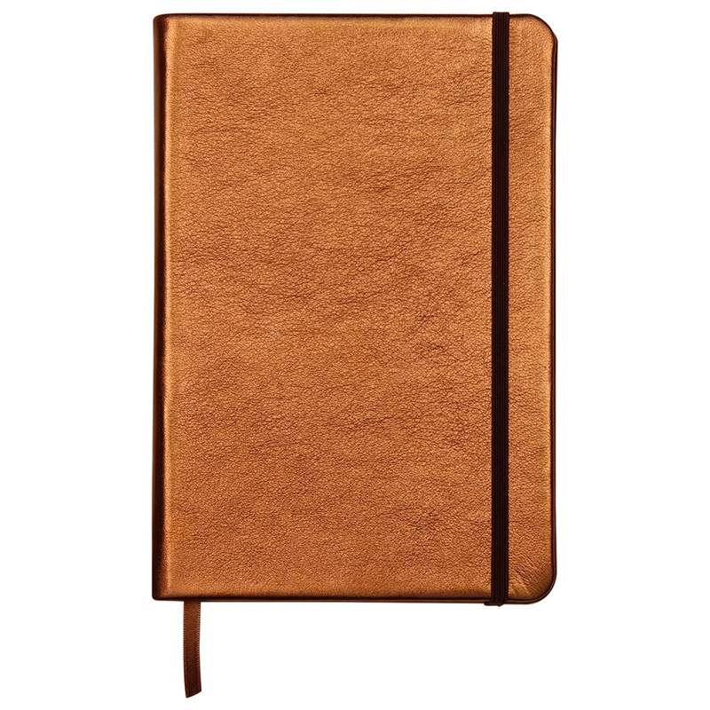 Записная книжка А5 72л. кожа, Clairefontaine 