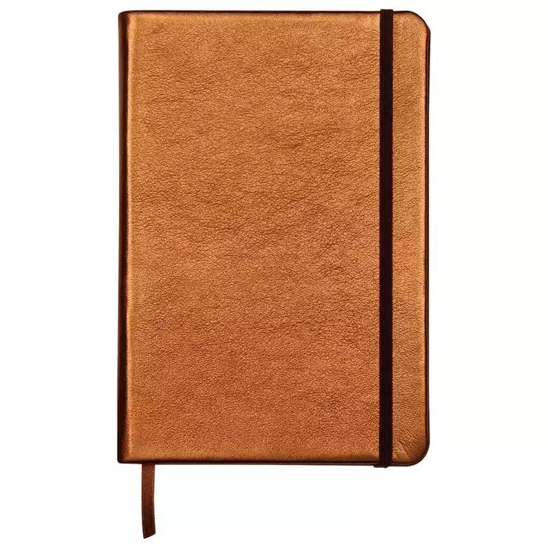 Записная книжка А5 72л. кожа, Clairefontaine 