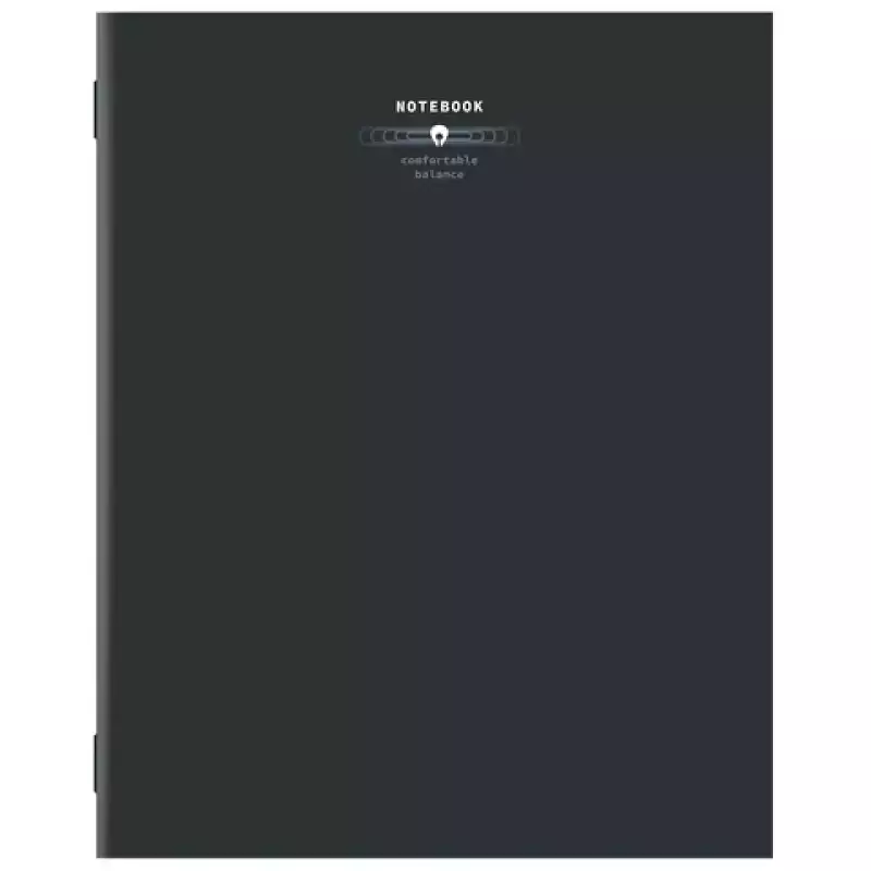 Тетрадь А5 40 л. STAFF "College", скоба, клетка, офсет №2 ЭКОНОМ, обложка картон, "ТЕМНАЯ", 405622