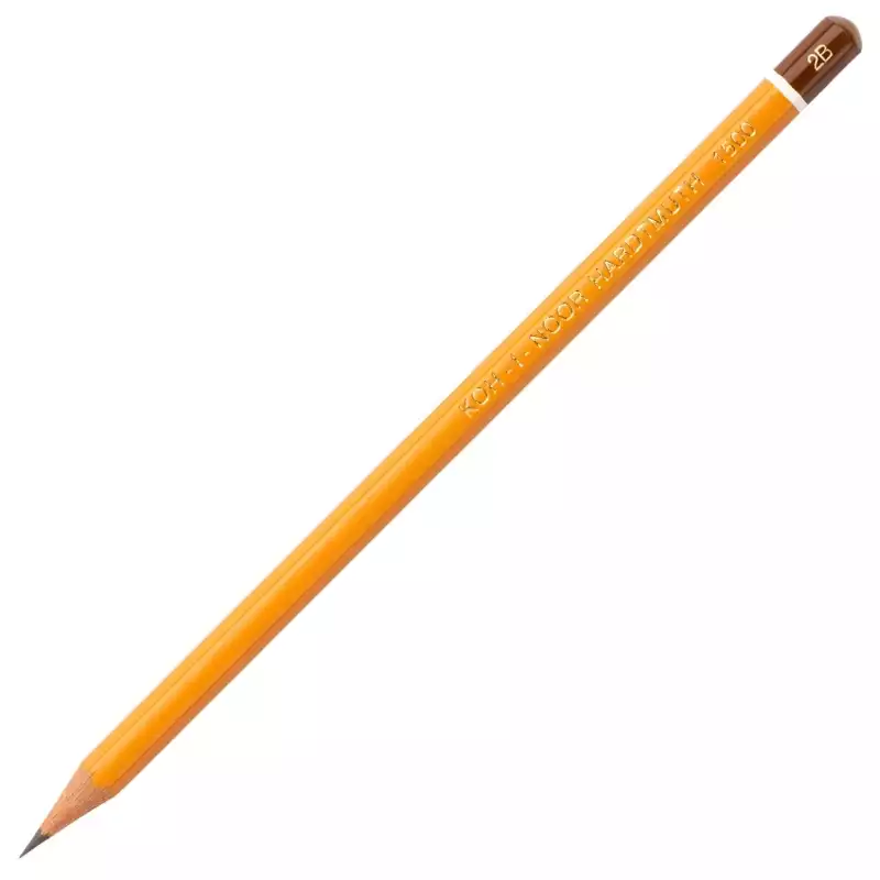 Карандаш чернографитный KOH-I-NOOR 1500/2B б/ласт, Чехия,41782