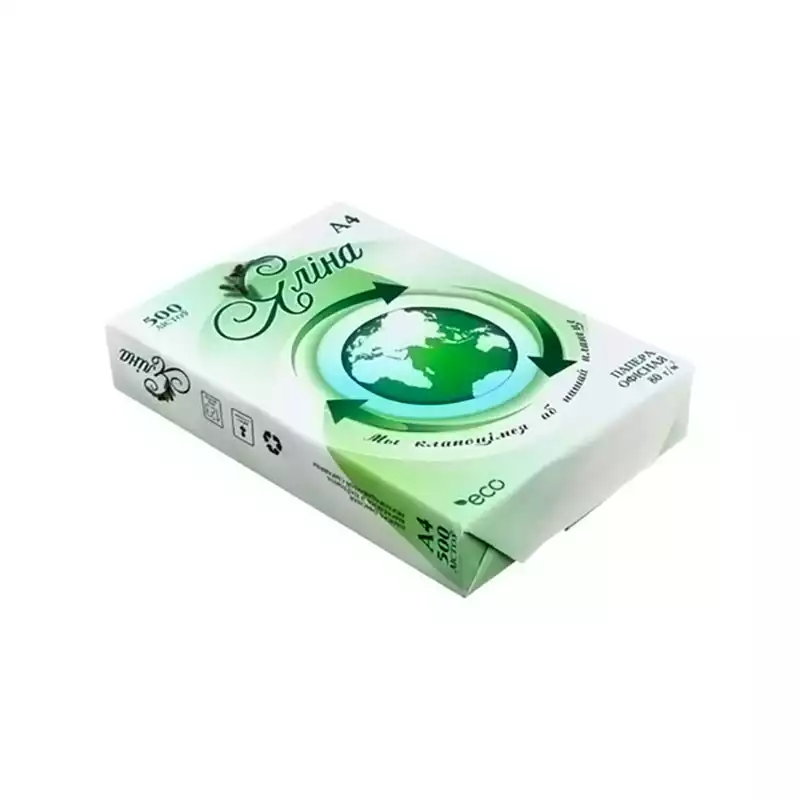 Бумага офисная О3, ф.А4мм, 80г/м2, 500л., Ялiна з.№426-26