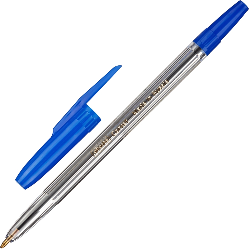 Ручка шариковая Attache Corvet синяя, масляная, 0,7мм, 447473