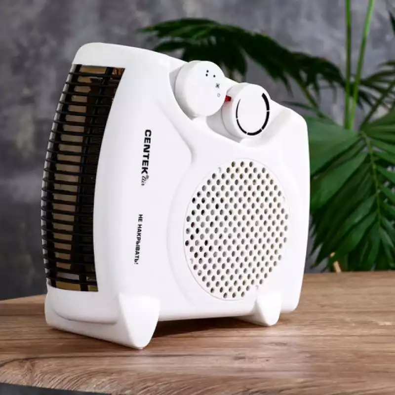 Тепловентилятор CENTEK CT-6001, 2000 Вт, 3 режима работы, 2 рабочих положения, белый, 457464