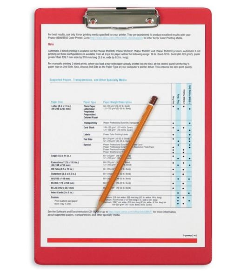 Планшет BANTEX 4201-09 A4 красный Россия, 48666