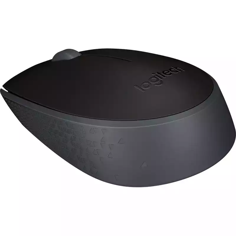 Мышь беспроводная LOGITECH M171, 2 кнопки + 1 колесо-кнопка, оптическая, черная, 910-004424, 511997