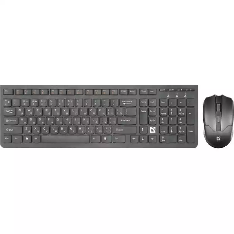 Набор беспроводной DEFENDER Columbia C-775RU, USB, клавиат., мышь 3 кнопки + 1 колесо, 45775, 512866