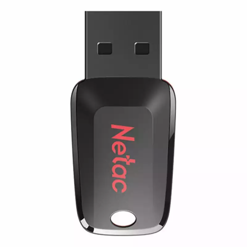 Флеш-диск 8GB NETAC U197, USB 2.0, черный, NT03U197N-008G-20BK, 513706