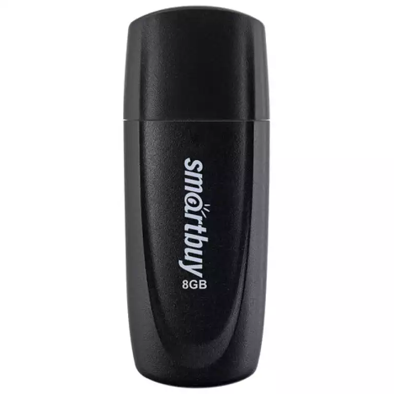 Флеш-диск 8 GB SMARTBUY Scout USB 2.0, черный, SB008GB2SCK,513758