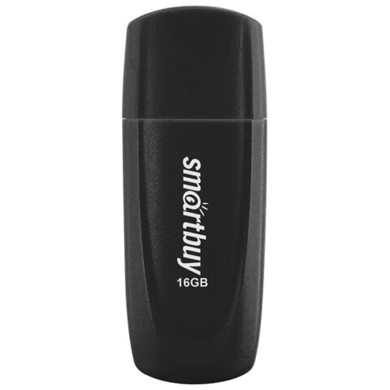 Флеш-диск 16 GB SMARTBUY Scout USB 2.0, черный, SB016GB2SCK, 513762