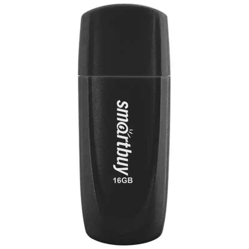Флеш-диск 16 GB SMARTBUY Scout USB 2.0, черный, SB016GB2SCK, 513762