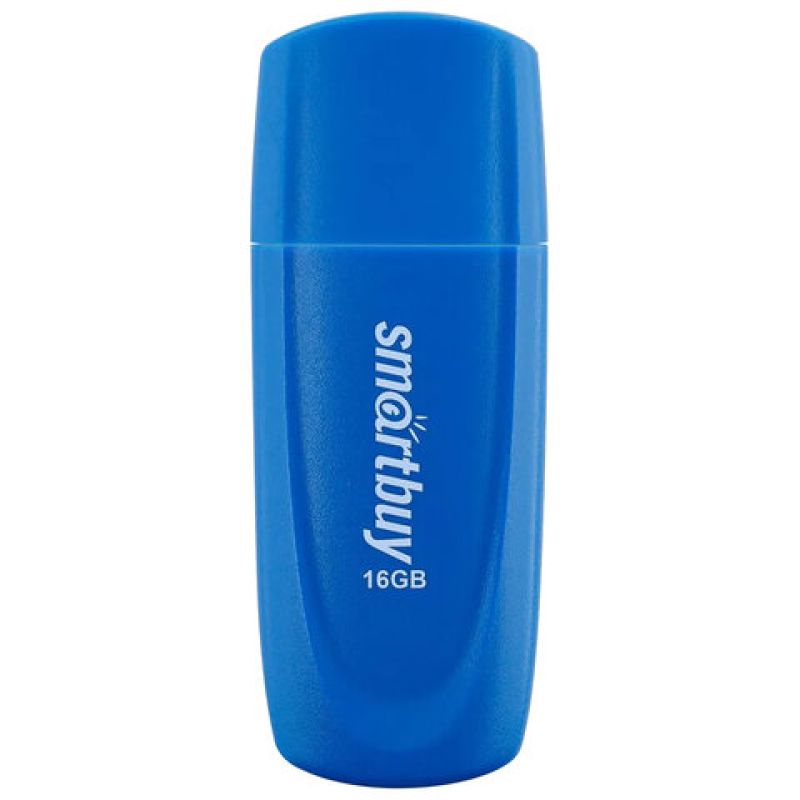 Флеш-диск 16 GB SMARTBUY Scout USB 2.0, синий, SB016GB2SCB,513763