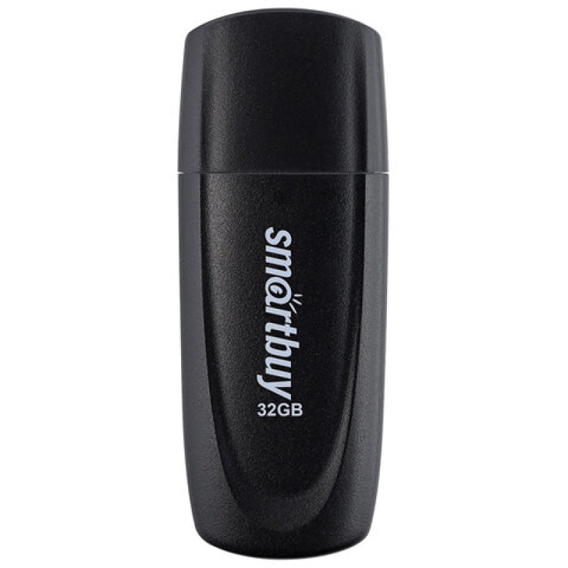 Флеш-диск 32 GB SMARTBUY Scout USB 2.0, черный, SB032GB2SCK, 513766