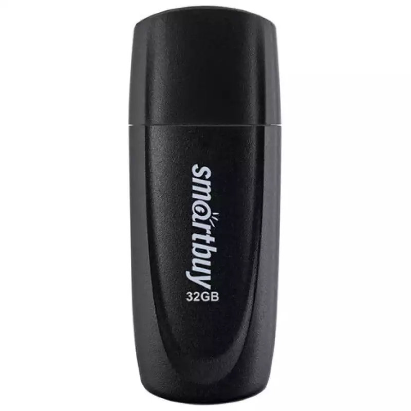 Флеш-диск 32 GB SMARTBUY Scout USB 2.0, черный, SB032GB2SCK, 513766