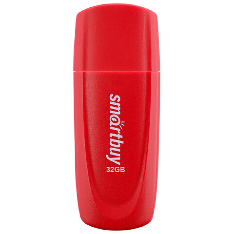 Флеш-диск 32 GB SMARTBUY Scout USB 2.0, красный, SB032GB2SCR,513768