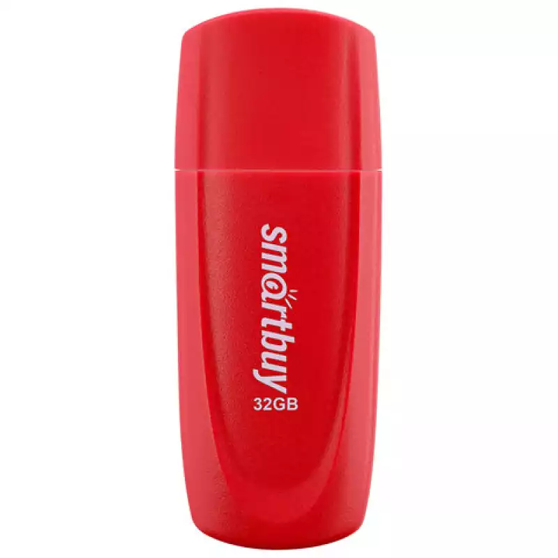 Флеш-диск 32 GB SMARTBUY Scout USB 2.0, красный, SB032GB2SCR,513768