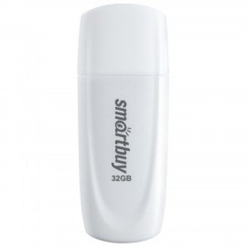 Флеш-диск 32 GB SMARTBUY Scout USB 2.0, белый, SB032GB2SCW,513769