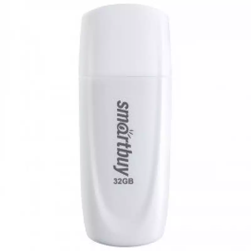 Флеш-диск 32 GB SMARTBUY Scout USB 2.0, белый, SB032GB2SCW,513769