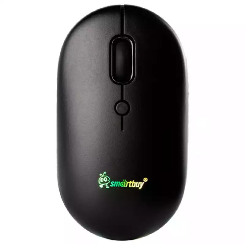 Мышь беспроводная бесшумная SMARTBUY 328AG, USB, 3 кнопки + 1 колесо-кнопка, черный, SBM328AGK,51431
