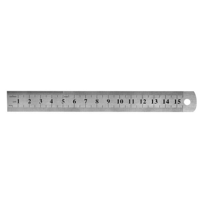 Линейка металлическая 15 см Attache, 514965