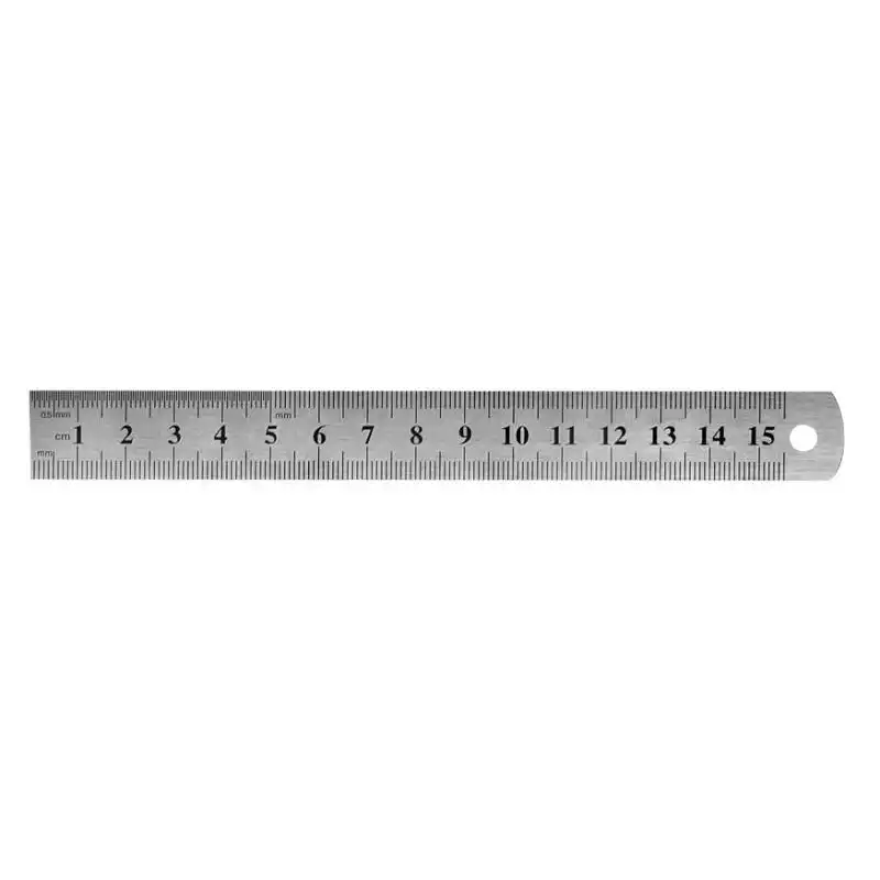 Линейка металлическая 15 см Attache, 514965