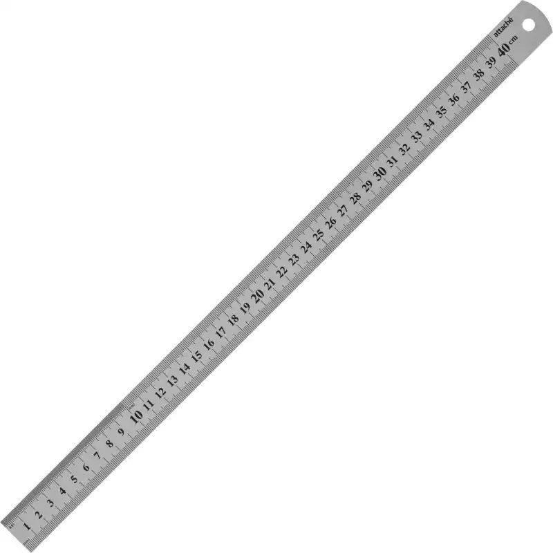Линейка металлическая 40 см Attache, 514968,